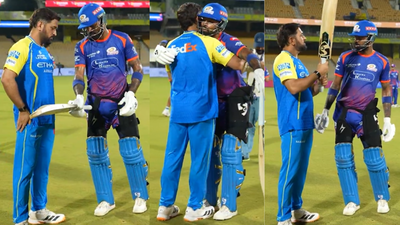 IPL 2026: ‘Love you darling’- Hardik Pandya’s reaction to MS Dhoni steals the show |Watch