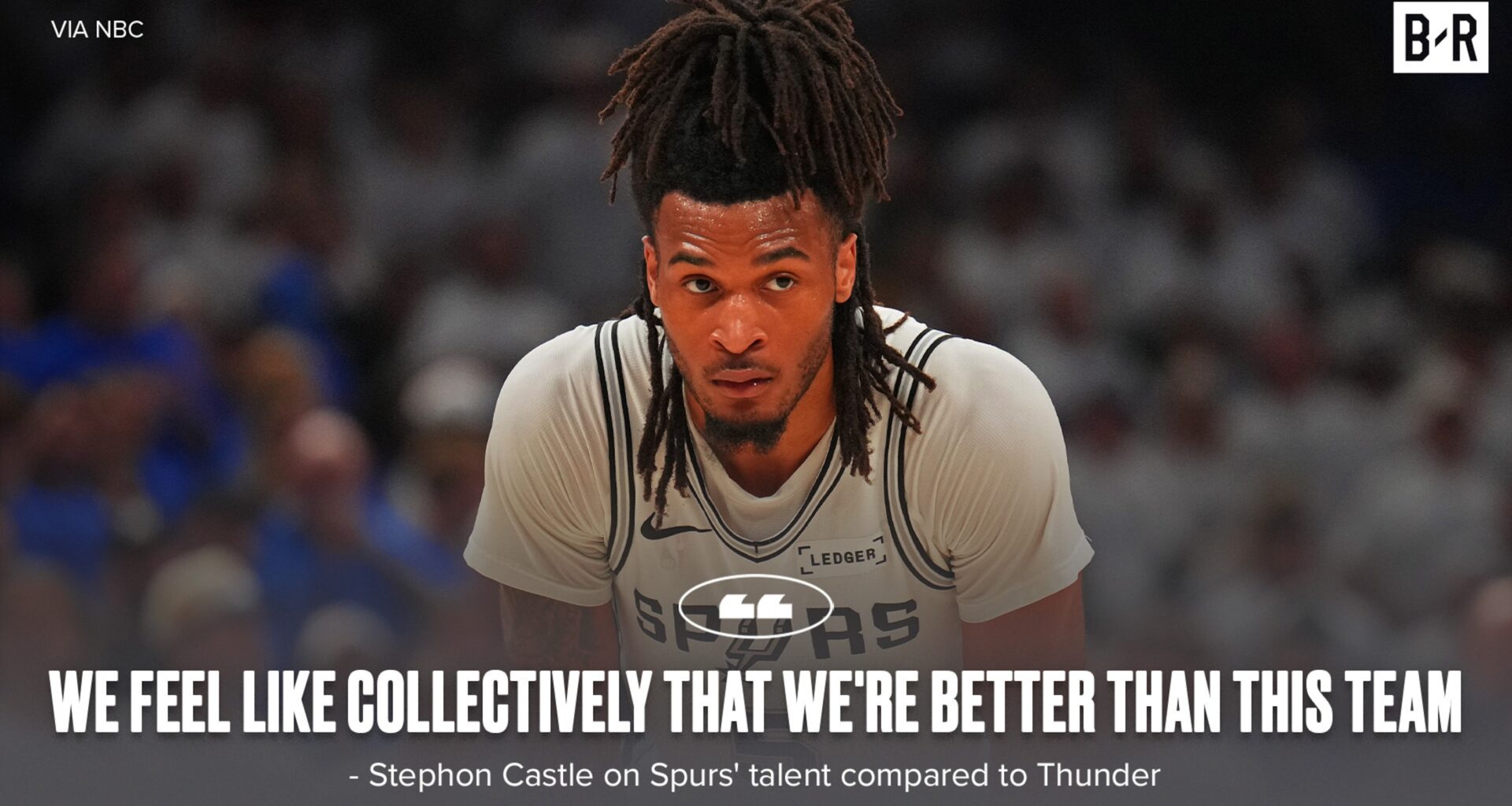 Stephon Castle Makes Bold Claim About Spurs' Talent Compared to Thunder After G6 Win