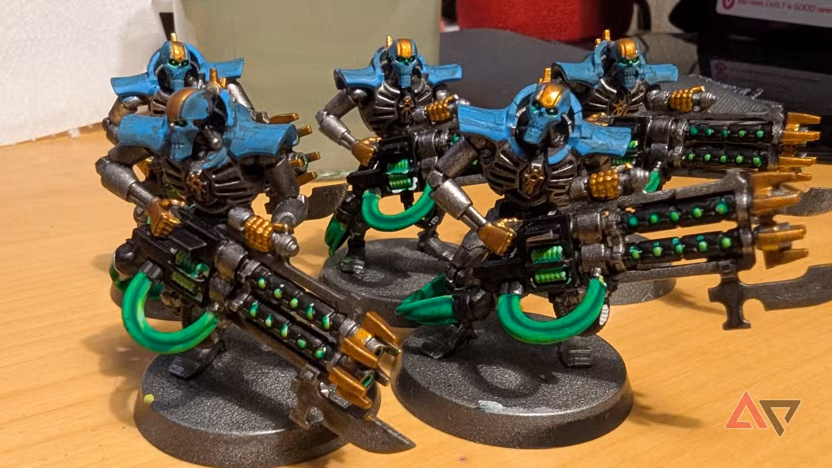Some Necron Immortals painted up.