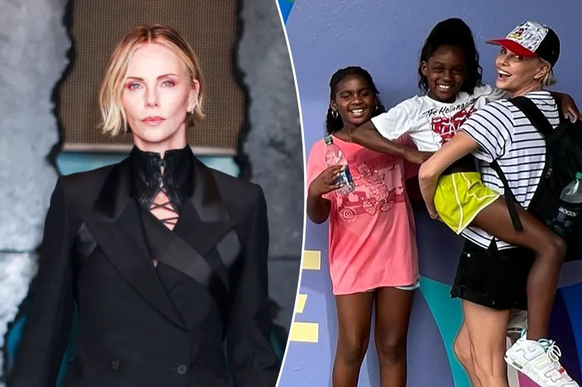 Charlize Theron says her daughters will have to earn jobs and their first car