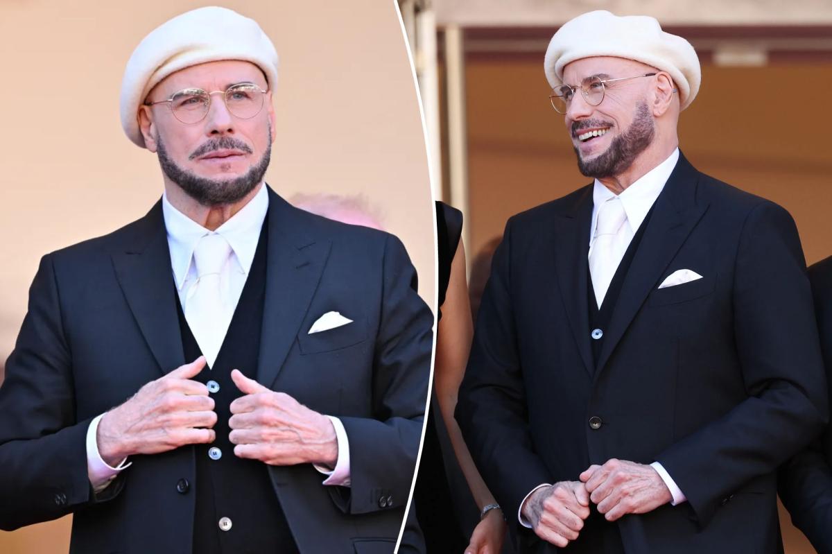 John Travolta unrecognizable at Cannes Film Festival 2026 with new look