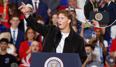Jaxson Dart addresses Giants teammates after Trump controversy