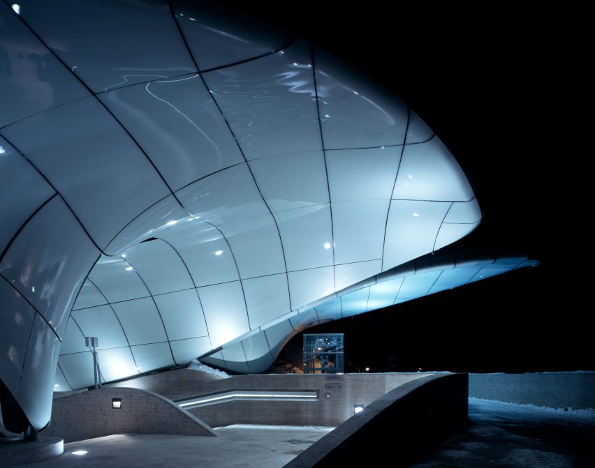 Nordpark Railway Stations by Zaha Hadid