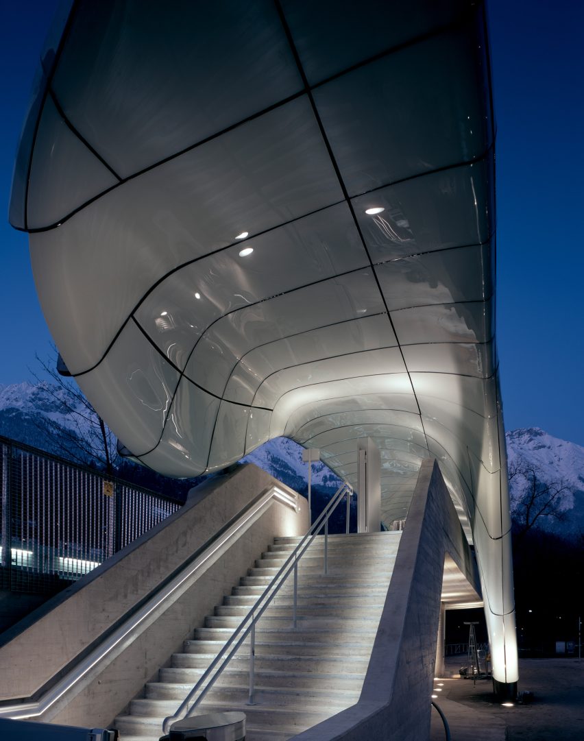 Nordpark Railway Stations by Zaha Hadid
