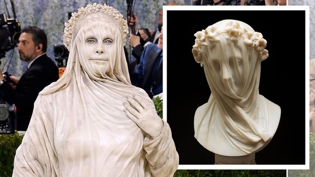 The artworks that inspired eight of the most stunning Met Gala looks - BBC