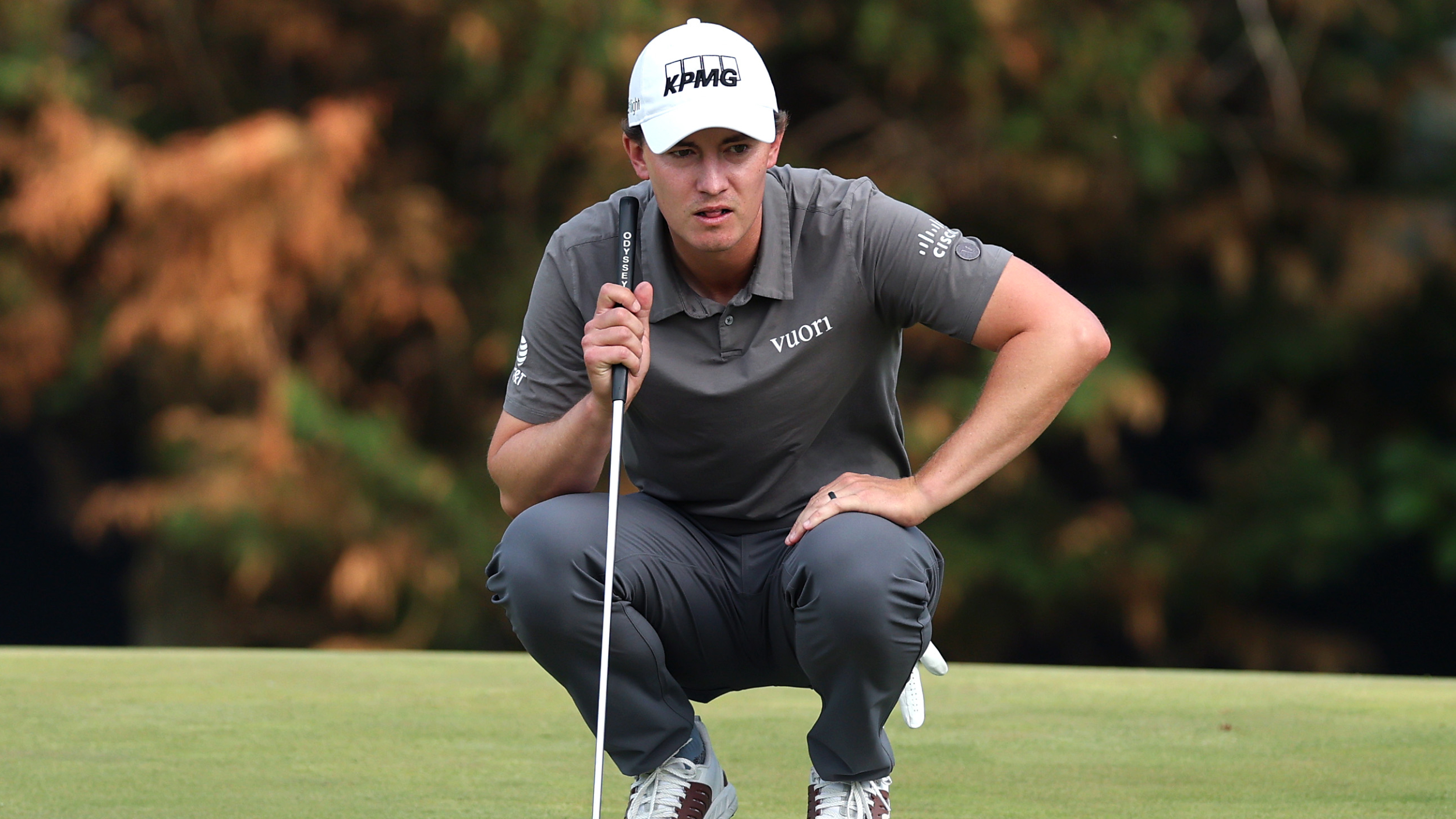 Maverick McNealy at the PGA Championship