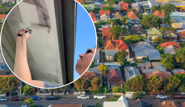 Aussie landlord defends controversial act outside 'neglected' 1960s rental property