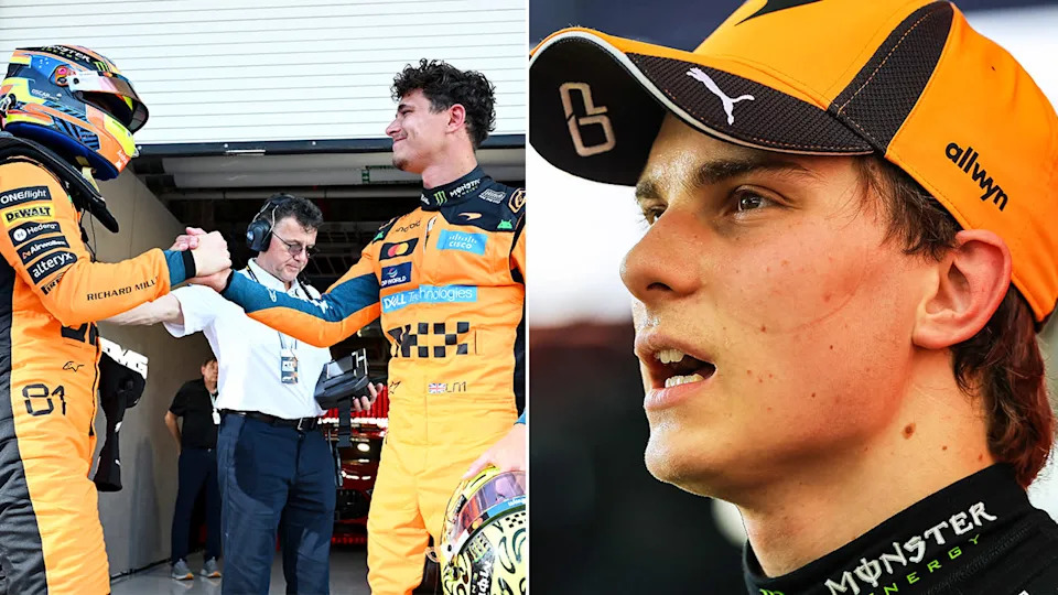 McLaren would be thrilled with Oscar Piastri (pictured right) and Lando Norris’ start. (Getty Images)