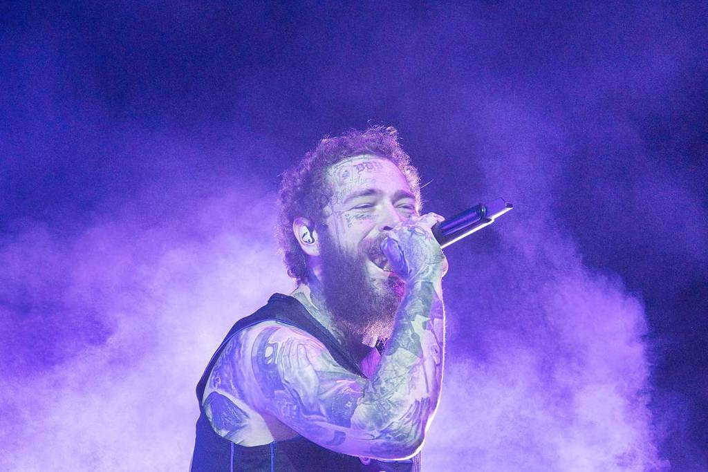 Post Malone singing live