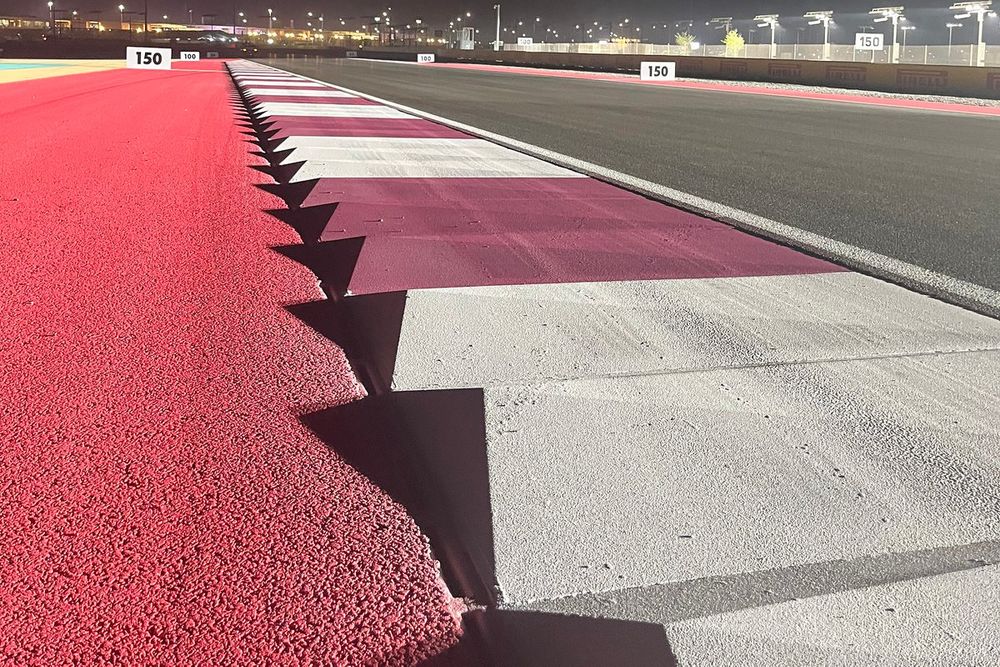 Qatar's pyramid kerbs threw a curveball at Pirelli in 2023, but the tyre manufacturer has learned from this experience
