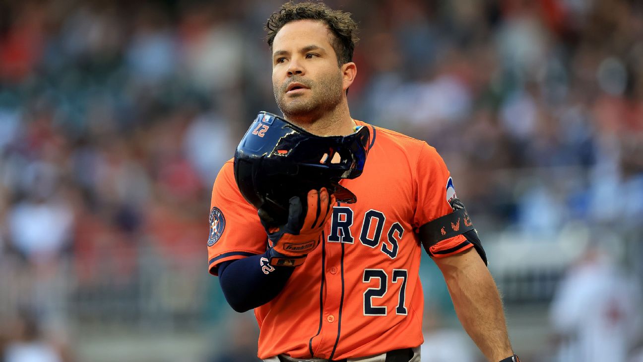 Astros' Jose Altuve heading to IL with oblique strain
