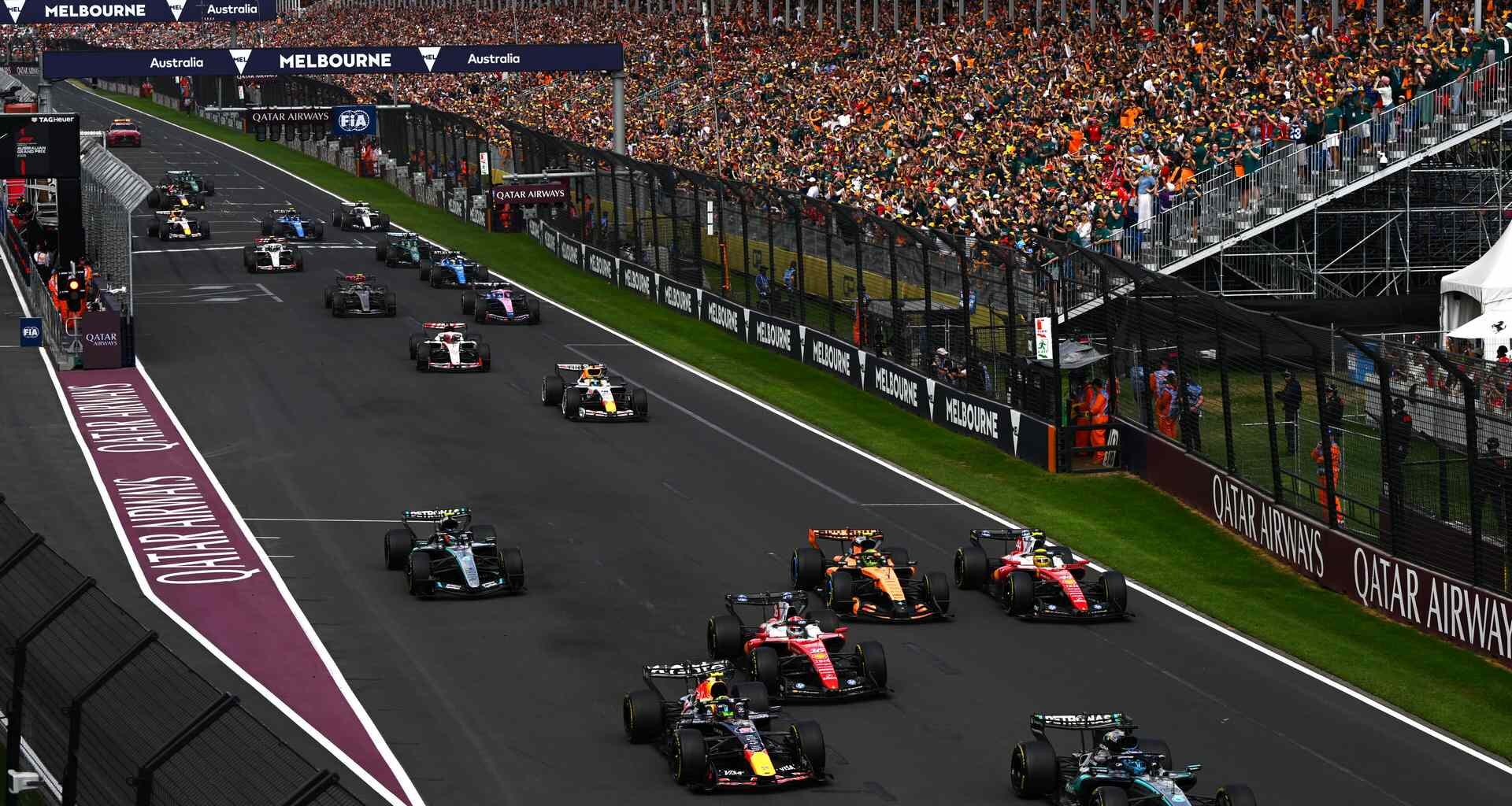 Start, Albert Park, 2026