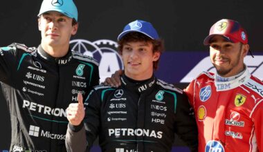 George Russell, Andrea Kimi Antonelli, Lewis Hamilton, Shanghai International Circuit, 2026