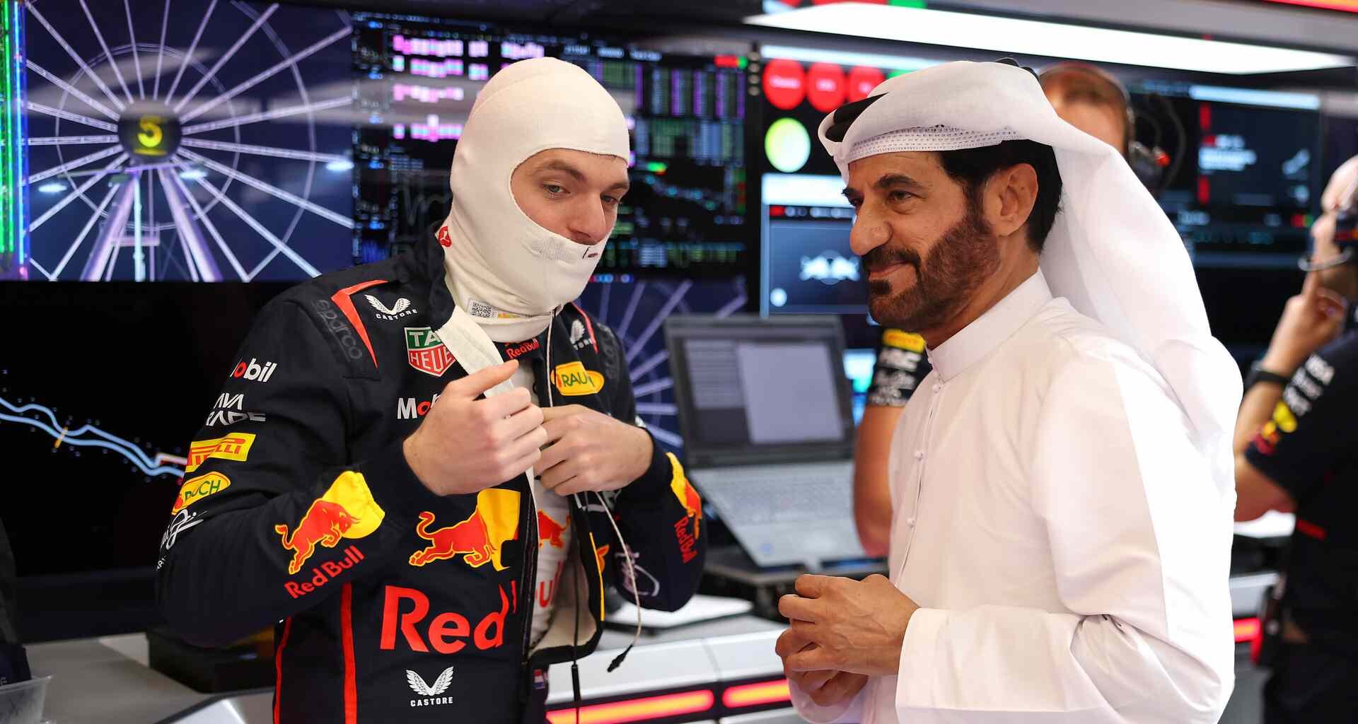 Max Verstappen, Mohammed ben Sulayem, Jeddah, 2025