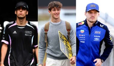 Bortoleto, Bearman and Verstappen