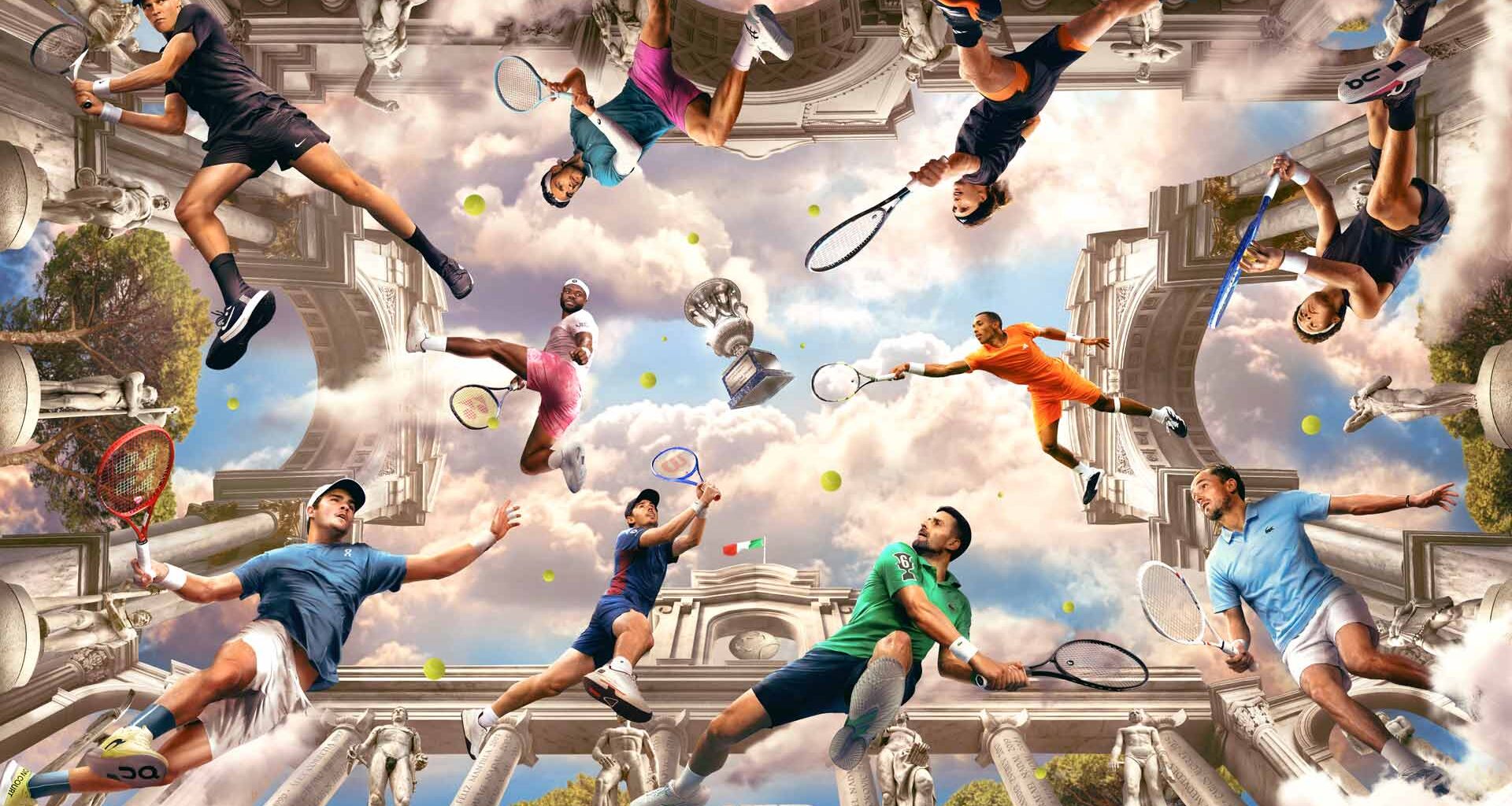 The ATP Tour heads to the Eternal City, where main-draw play runs from 6-17 May.