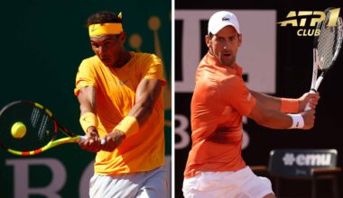 Rafael Nadal holds a record 26 clay-court ATP Masters 1000 titles, while Novak Djokovic has amassed 11.