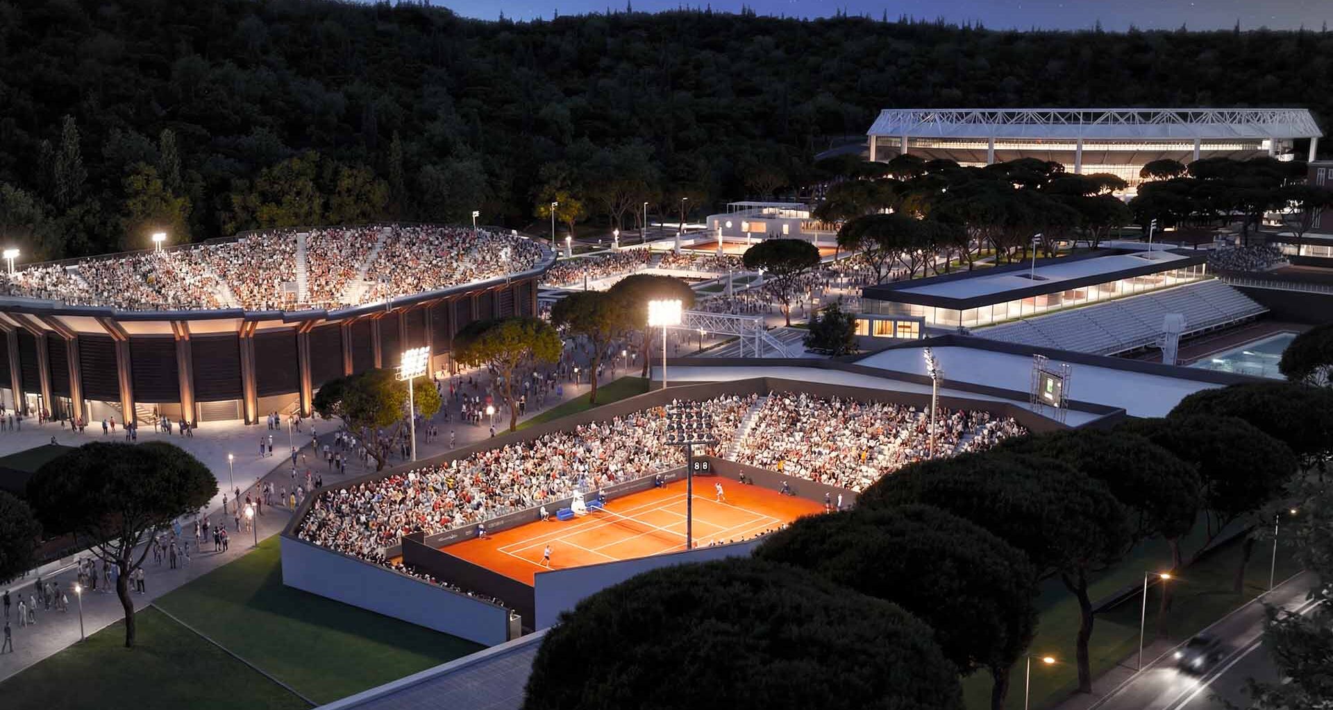 The 2026 Internazionali BNL d'Italia site will feature a new stadium and several other significant fan experience upgrades.