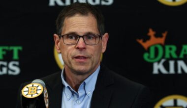 Boston Bruins General Manager Don Sweeney at an afternoon press-conference in Boston MA on Wednesday May 6 2026.