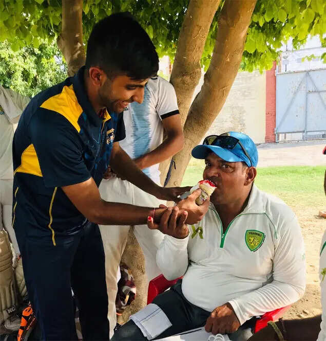 Salil Arora and coach Rajan Gill (Photo credit: Special arrangements)