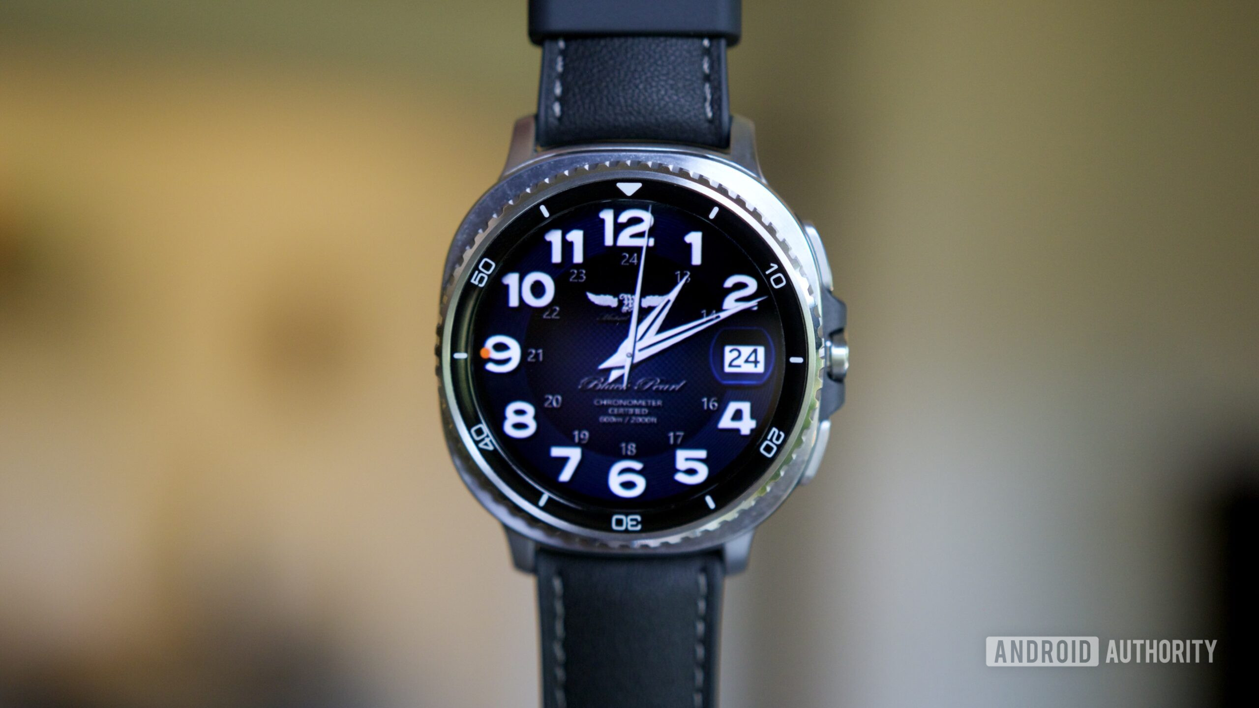 samsung galaxy watch 8 third party watch face roundup 4 Samsung Galaxy Watch 8 Classic with a Facer watch face.