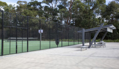 Scarborough Park Tennis Court Lights: Bayside