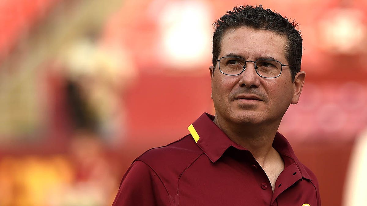 Washington Redskins owner Daniel Snyder looking on at FedExField during NFL preseason game
