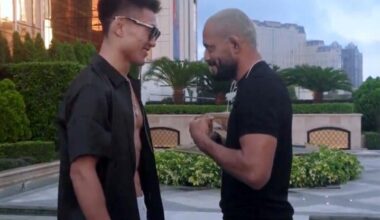 UFC champ Petr Yan celebrates his ‘kids’ facing off as Yadong Song stares down Deiveson Figueiredo in Macau