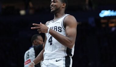 Spurs' De'Aaron Fox out of Game 2 of West finals against Thunder with ankle issue
