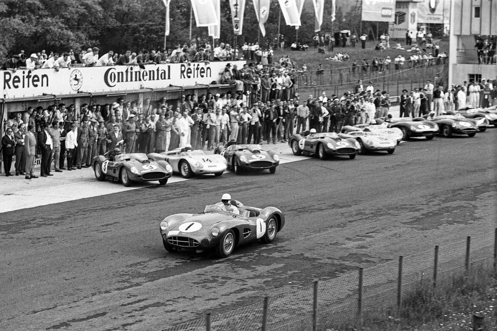 One of Moss's all-time great drives came at the Nurburgring