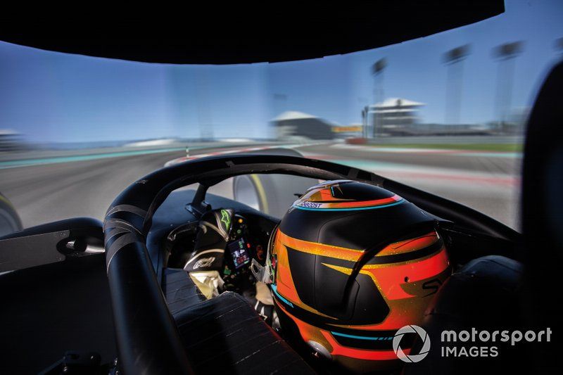 The Mercedes simulator in 2020