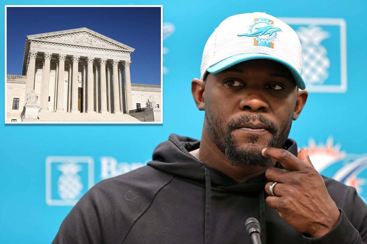 Supreme Court denies NFL’s bid to keep former Dolphins coach Brian Flores' discrimination lawsuit from heading to court