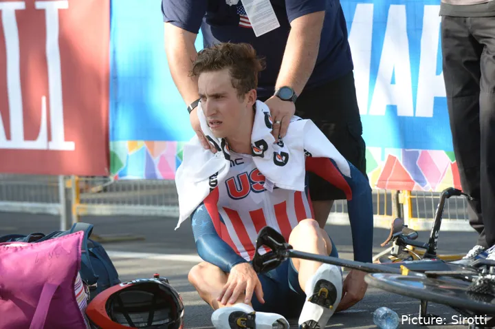 Taylor Phinney at the time trial World Championships