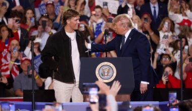 Giants' Abdul Carter clears air with Jaxson Dart after QB appears at Trump rally
