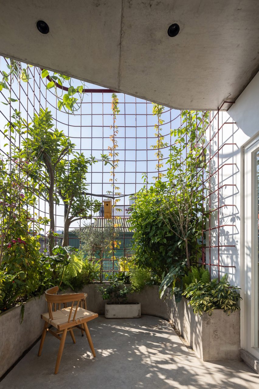 Terrace in Vietnam