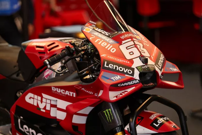 Ducati Team bike detail
