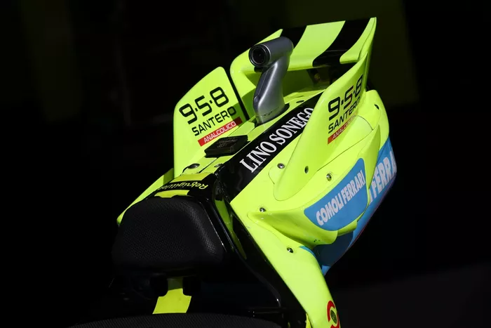 The Pertamina Enduro VR46 Ducati rear wing.