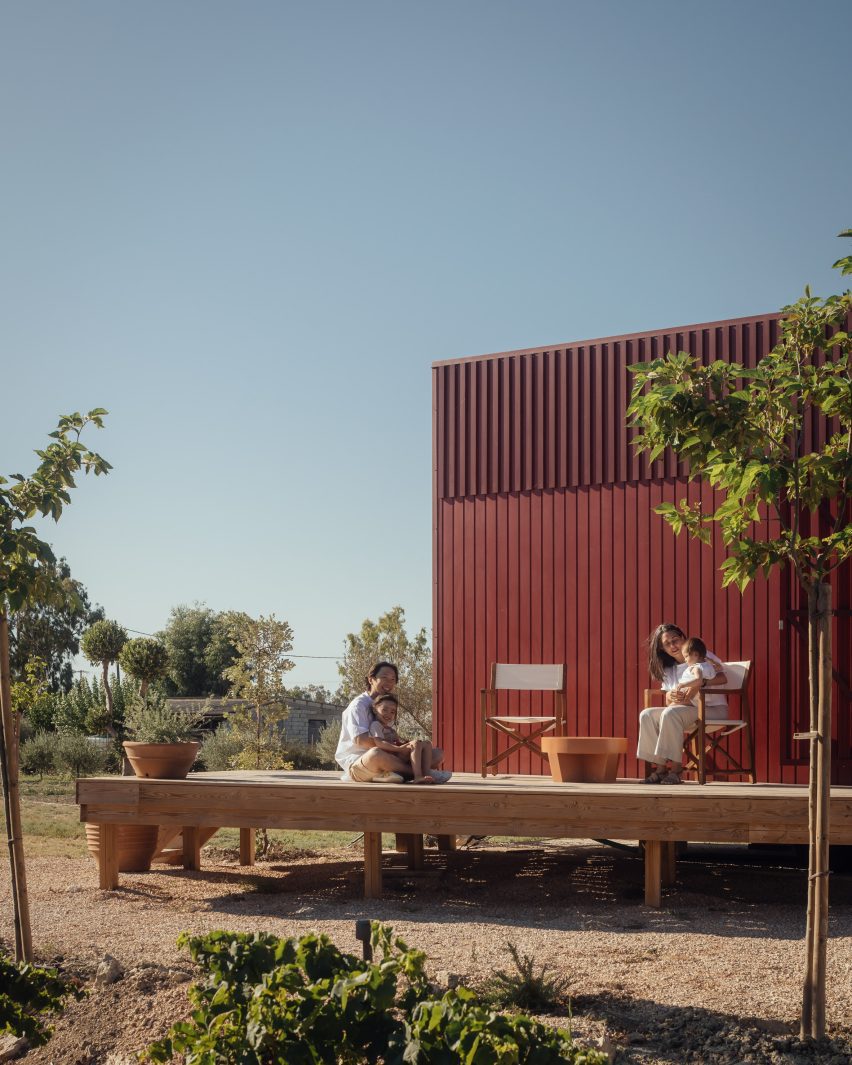 Red-timber cabin