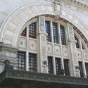 Arch window above Shochikuza theatre front entrance, Dotonbori, Osaka, July 2012. Image © Joel Abroad via Flickr, licensed under CC BY-NC-SA 2.0 Historic Entertainment Venues in Oxford, Valparaíso, and Osaka Reflect Growing Pressures on Cultural Infrastructure - Image 5 of 6