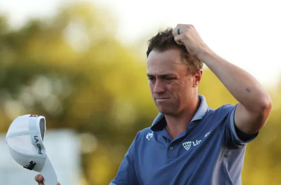 Justin Thomas and his playing partners were put on the clock at the US PGA Championship