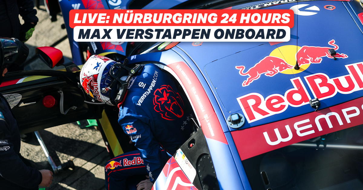 LIVE: Nurburgring 24 Hours - Max Verstappen team onboard