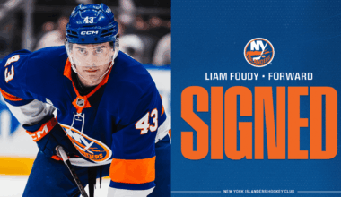 Islanders Sign Foudy to One-Year, Two-Way Contract