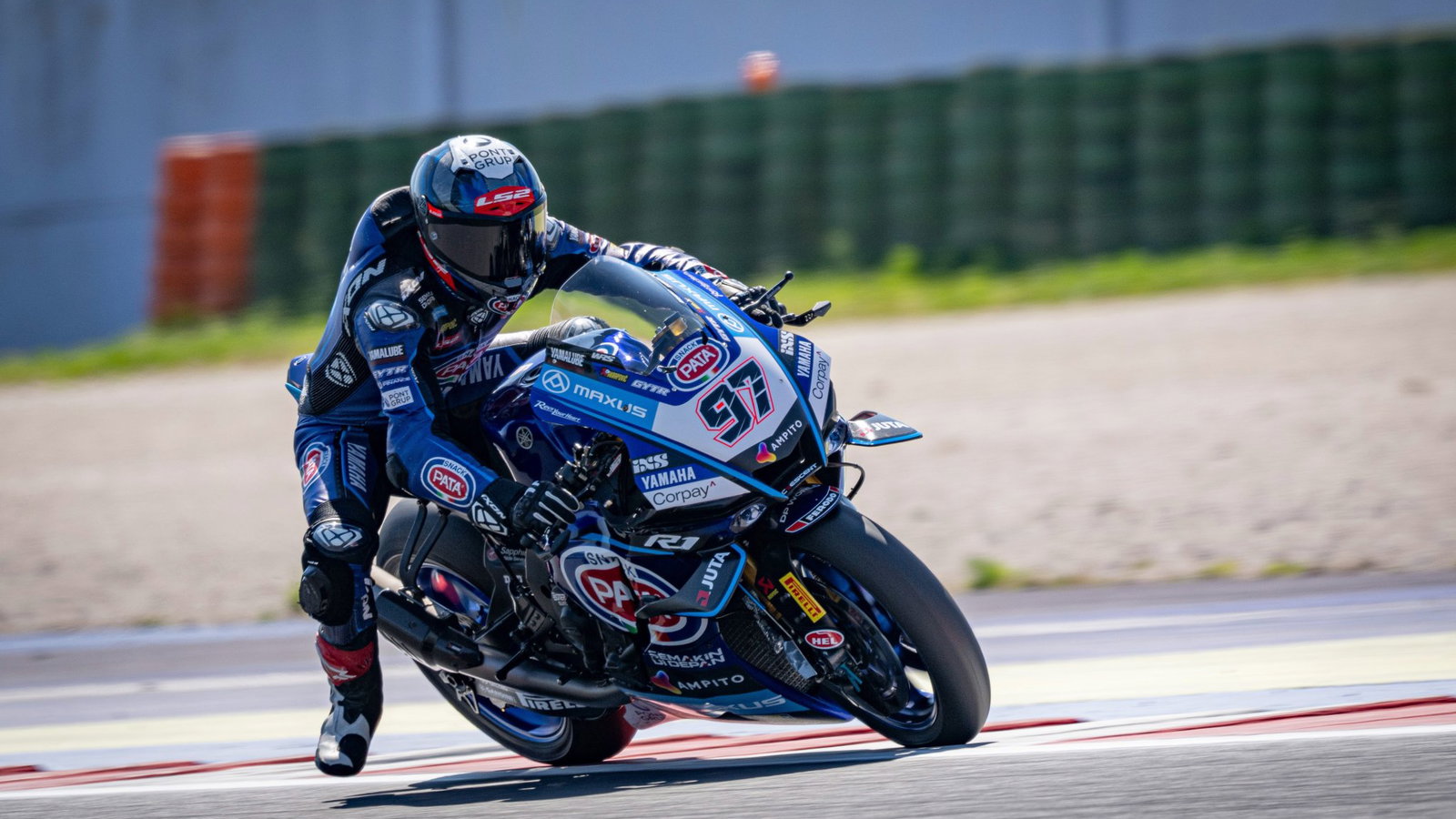 Xavi Vierge, May 2026 Misano WorldSBK test. Credit: Pata Maxus Yamaha.