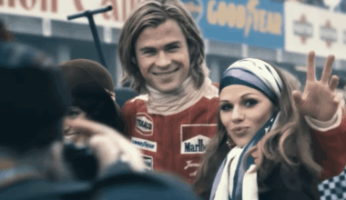 Chris Hemsworth as James Hunt in Rush