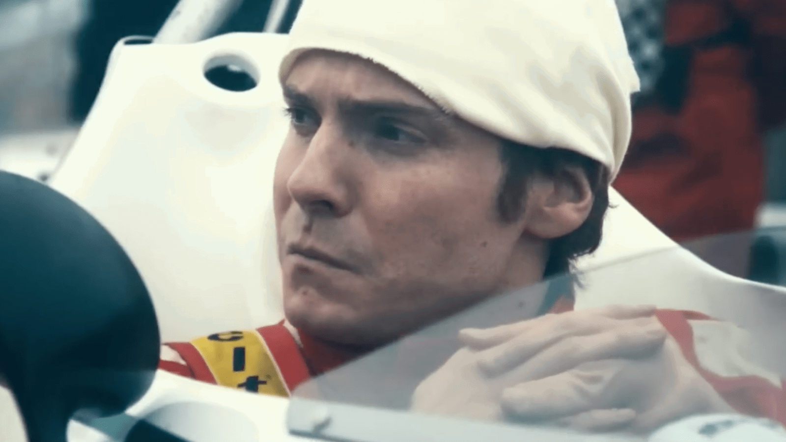 Daniel Bruhl plays Niki Lauda in the 2013 film Rush