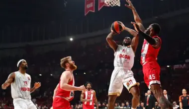 Basketball: Monaco suffers heavy Game 2 defeat to Olympiacos