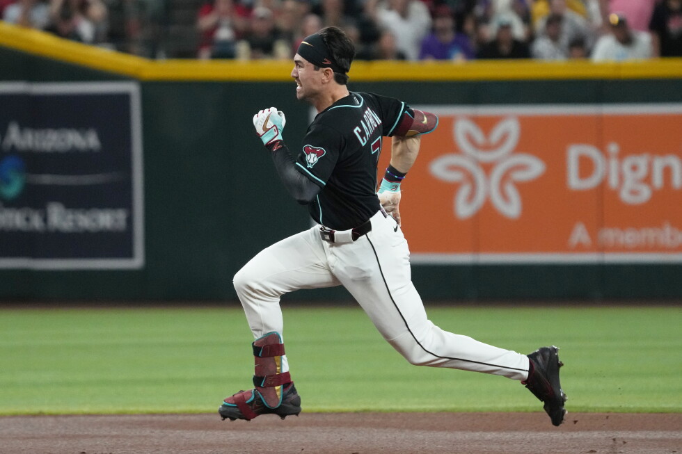 Arizona's Corbin Carroll racking up triples at a record rate