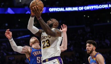 Where’s LeBron? As Laker season vanishes, he again disappears