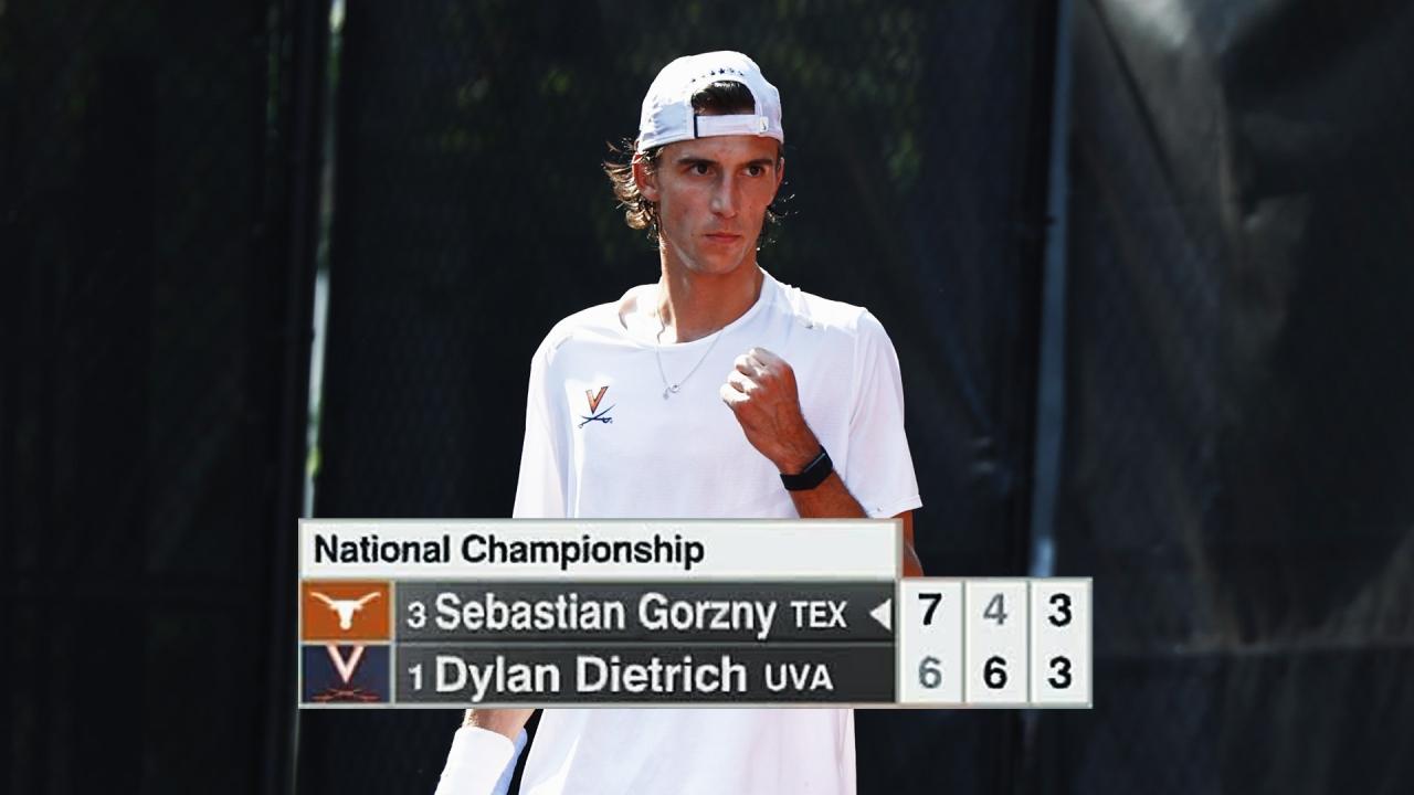 INTENSE finish to 2026 NCAA men's tennis championship | Final set
