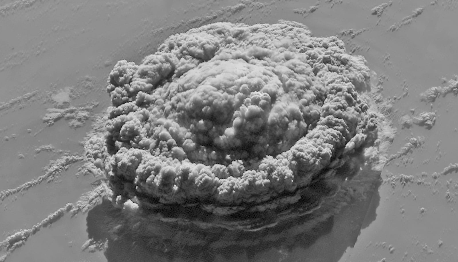 Volcano helped clean up after it erupted